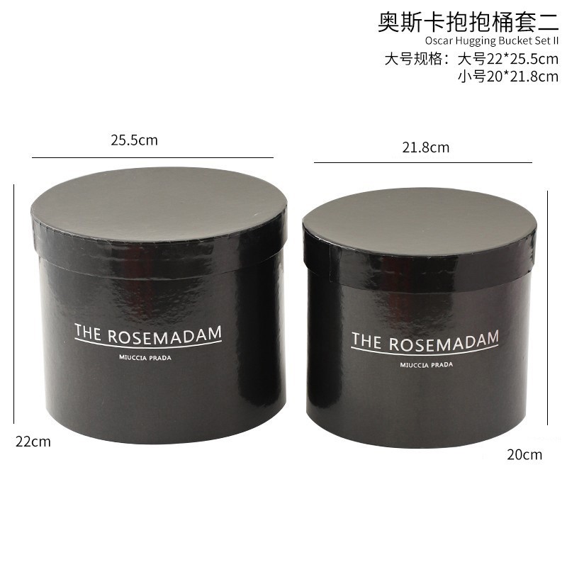 Cubo de abrazo Cubo de ramo Cubo de bricolaje clásico Cubo de tres brazos Espesar Floristería sin tapa Caja de embalaje de flores Caja de regalo de flores