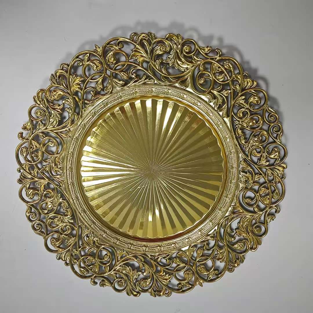 Ventas calientes de comercio exterior retro europeo decoración de mesa almohadilla de Navidad restaurante occidental circular irregular mesa almohadilla