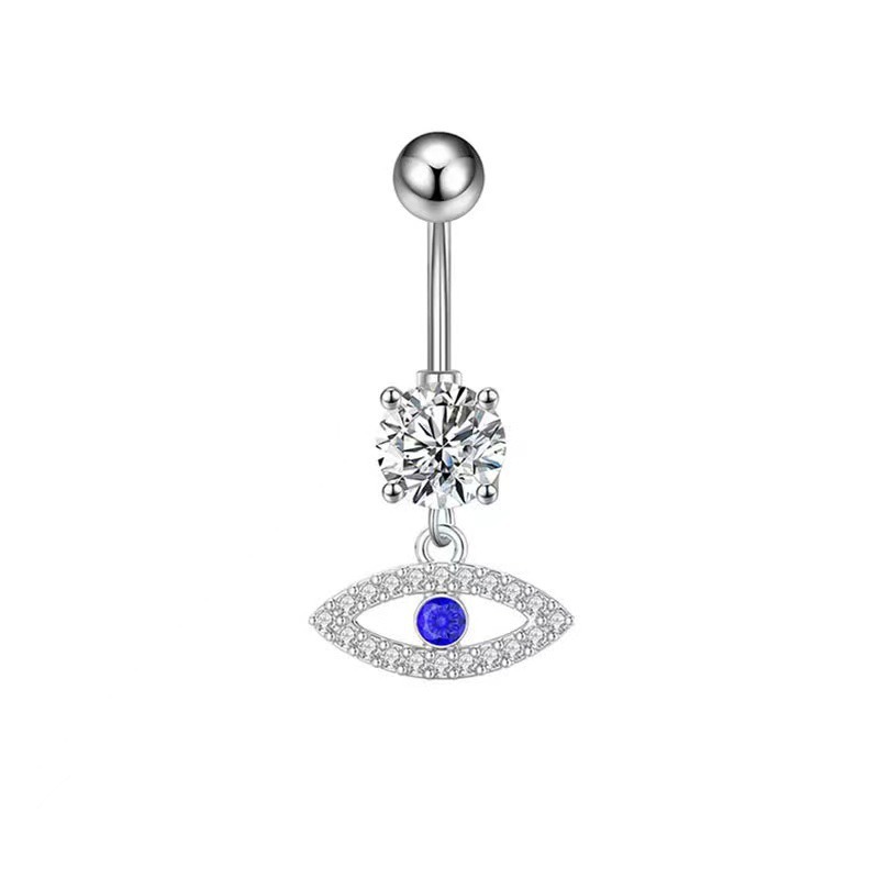 Evil Eye Bauchnabelpiercing Für Damen Aus Edelstahl Schmuck_voghion.com