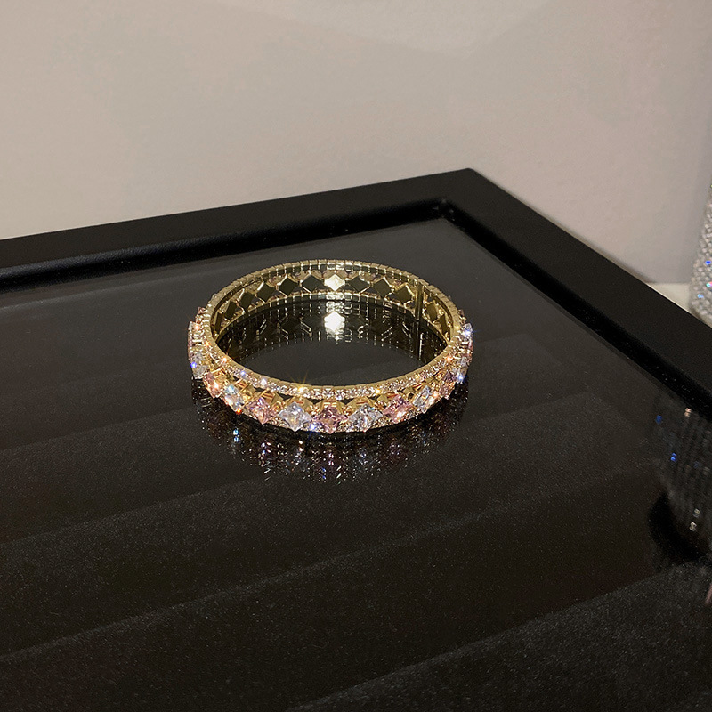 6 # Pulsera-Diamante en polvo de plata-Diamante