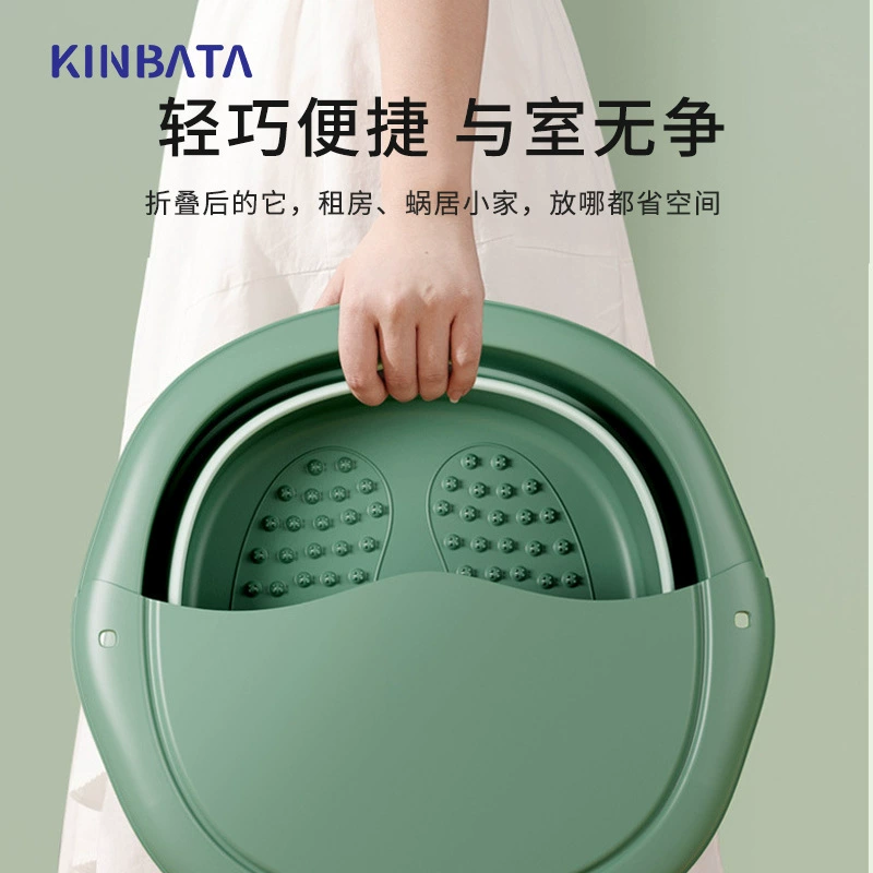 Япония KINBATA Складные бочки для ног Домашние ножные артефакт ножная ванночка телескопическая портативная пластиковая раковина для ног