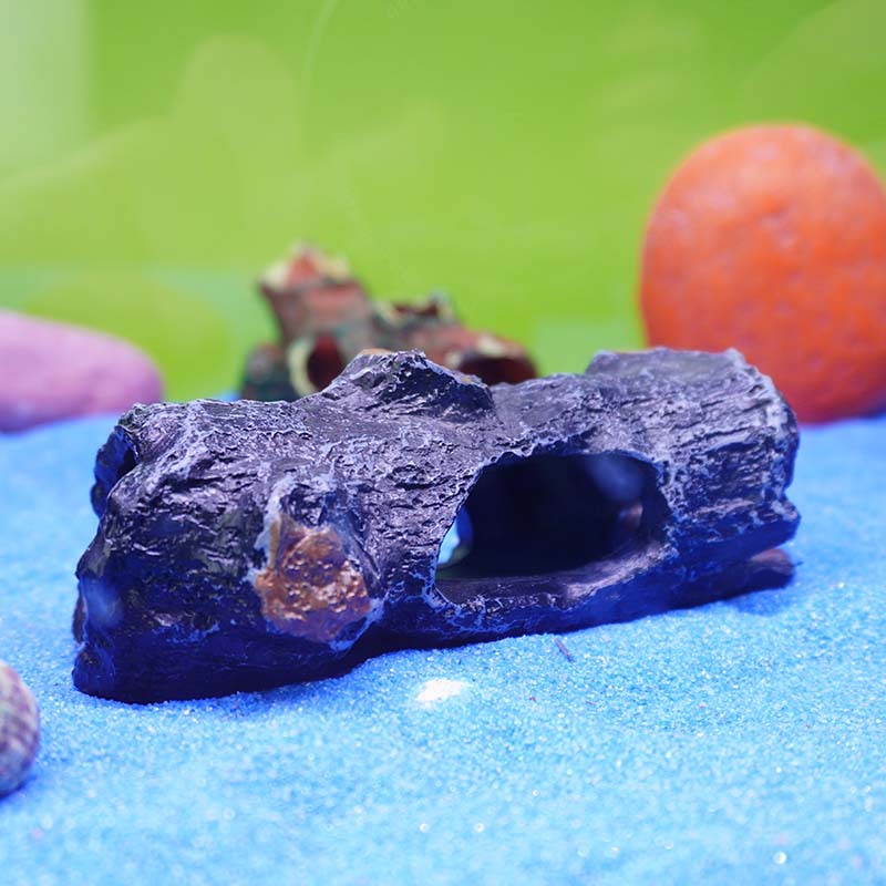 Paisaje ecológico, acuario doméstico, adornos de peces ornamentales, colgante, pecera pequeña, anguila marina, agujero de árbol de PVC, casa de refugio recomendada