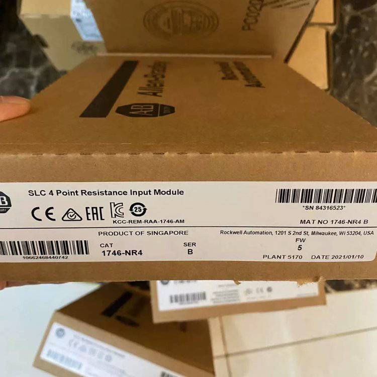 现货1746-NR4 罗克韦尔AB SLC 500 rtd/阻抗模拟输入模块美国 174