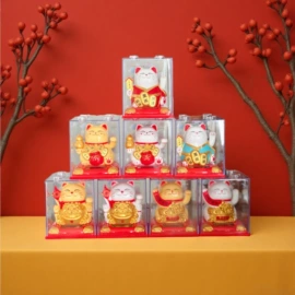 招财猫;树脂工艺品;汽车摆件