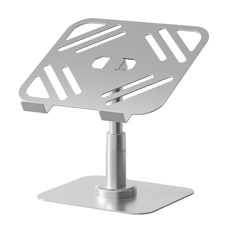Soporte para ordenador portátil, estante de refrigeración elevador, estante de metal plegable, estante elevador de monitor giratorio