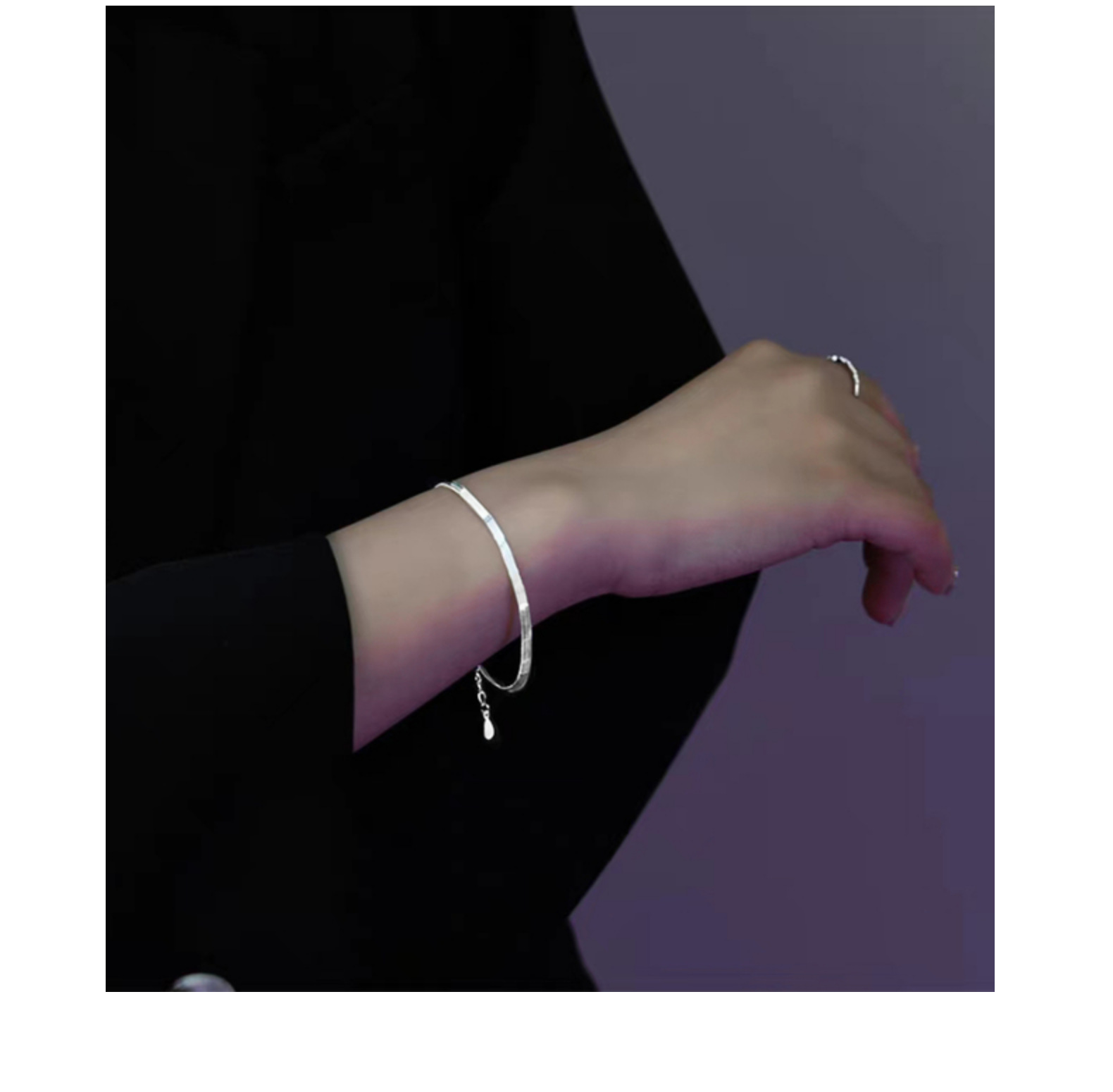 5g Weight Bracelets Classification 925 sterling silver Chain Material 1 Piece Quantity Holiday, Daily Occasion 925 Sterling Silver Material Geometric Pattern Women's Gender Plating Design Simple Style, Classic Style Style 925 Sterling Silver Bracelets Simple Style Classic Style 14
