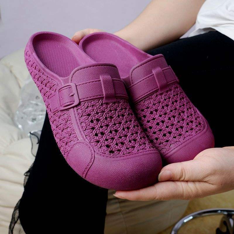 2025 Imported Vietnamese Latex Clogs for Women, Anti-Odor, Cool, Breathable, Non-Abrasive, Shock-Absorbing Casual Shoes for Summer