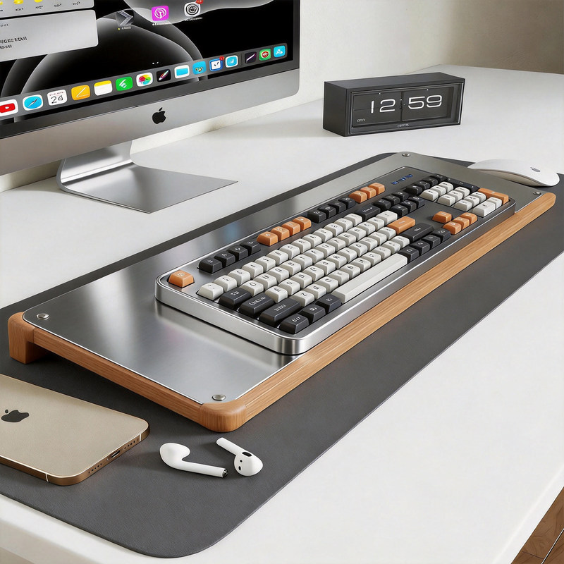 Keyboard Stand, Office Desk Mechanical Keyboard Support Stand, Desktop Computer Tilt Tray, Multi-Functional Typing Tool
