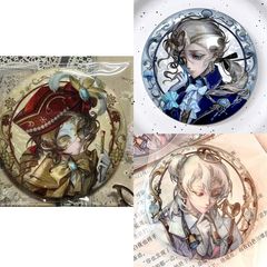 第五人格ファン谷陰堂カラーシリーズ画家囚人作曲家バーバッジブローチギフト自作。