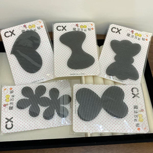 K-Style of Black Magic Stickers, Geometric Shapes, Twill Versatile Broken Hair Stickers, Hairdressing Stickers, Bangs Stickers, Fixed Artifact Hair Accessories
