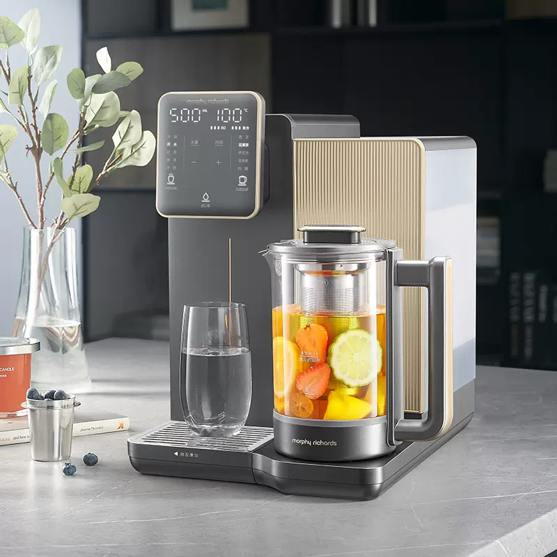 摩飞净饮机台式净水即热式过滤一体直饮水机家用养生鲜活水净水器