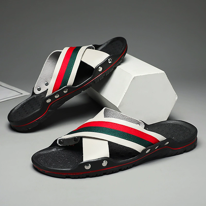 Мужские тапочки 2025 года, дышащие, пляжная обувь, сандалии, домашняя и уличная обувь, оптом