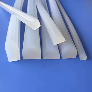 D型实心硅胶密封条 半圆形耐高温实心密封条防撞耐磨防水硅胶条