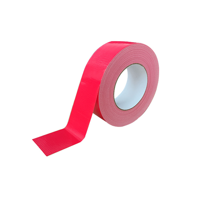 Los fabricantes venden al por mayor película de mantillo de alfombra resistente al agua cinta especial que no deja marcas cinta de tela de color de una cara roja de alta viscosidad
