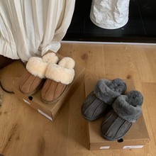 【25新款爆款雪地靴严选】猫爪羊毛半托25新款女士雪地靴羊毛内里