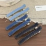 蓝色系带齿化妆洗脸盘发夹