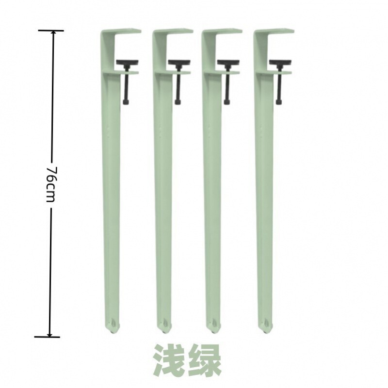 免打孔桌脚支架桌腿办公木板茶几可移动升降桌子腿支撑架方桌圆形|undefined