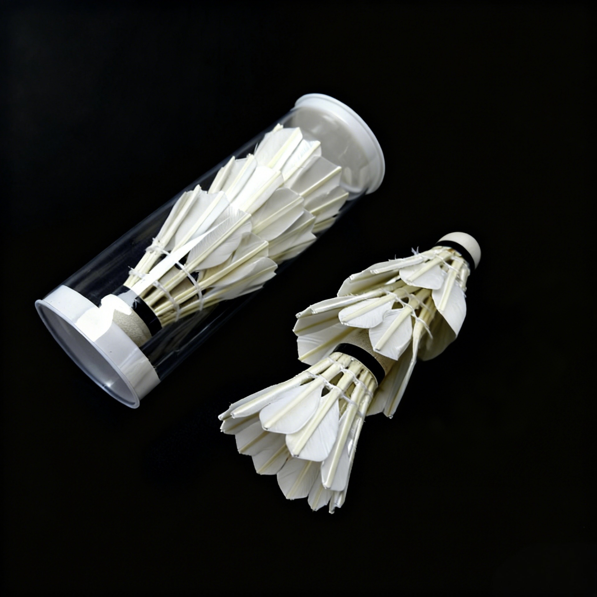 3 Buckets of Durable Badminton Balls for Students, Beginner Training Badminton Balls, Plastic Balls, Indoor and Outdoor Feathers