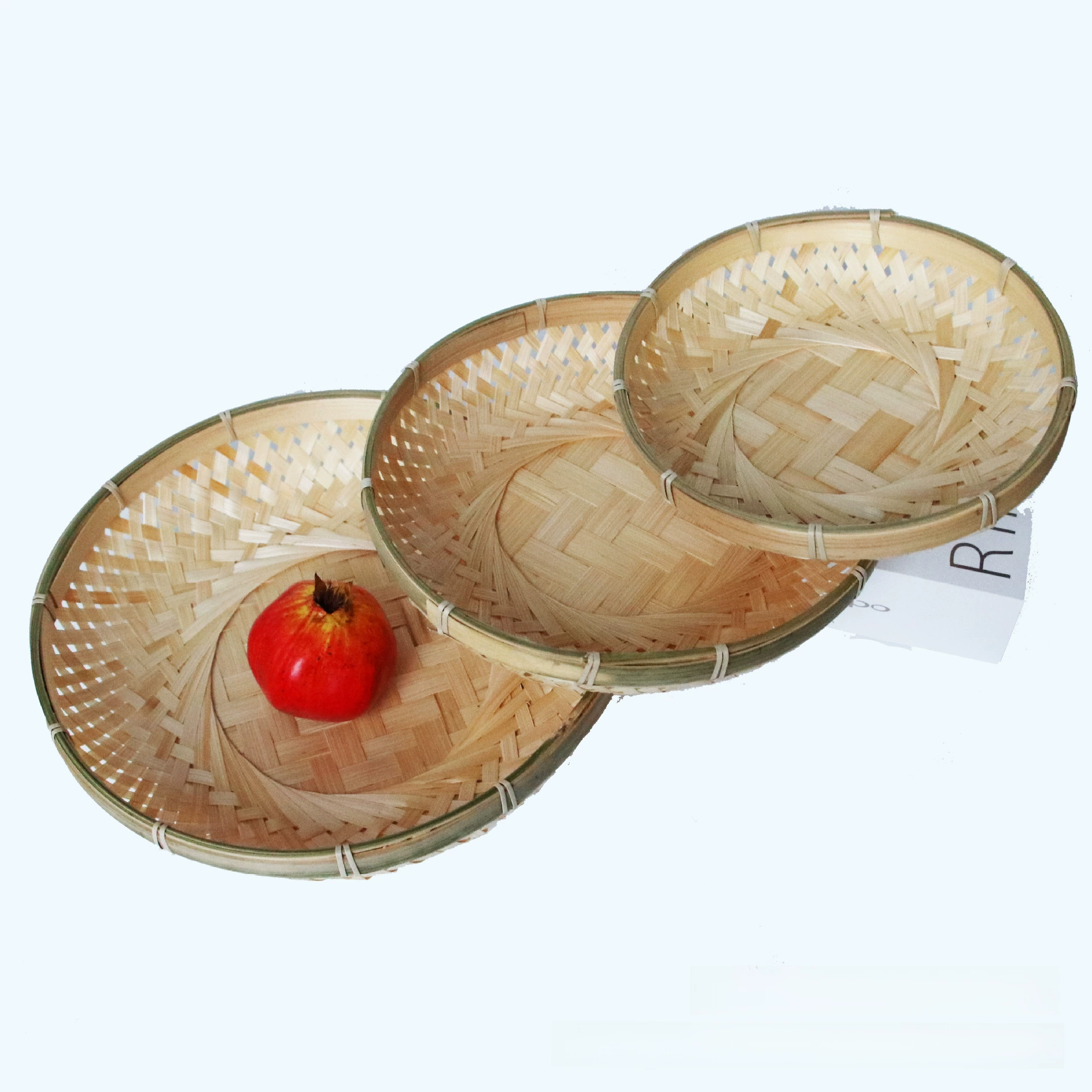 Плетёная корзина из бамбука, корзина для хлеба, паровые булочки, кухонная гостиная для хранения и приготовления пищи, бамбуковые корзины