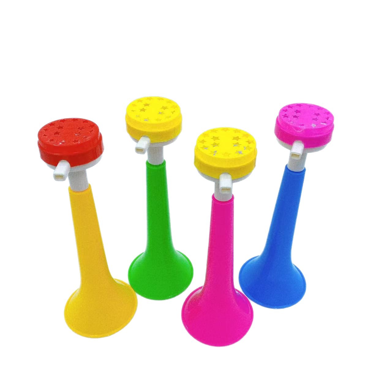 Bocina de animación una sección de bocina pequeña 23 cm juego de instrumentos de soplo de refuerzo accesorios juguetes de plástico 1 lote de yuanes image 6