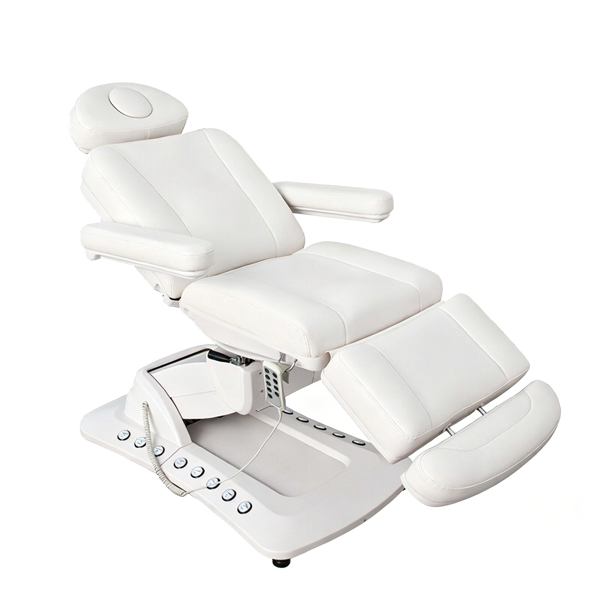 Cama de belleza elevadora eléctrica, cama de masaje giratoria, sala de belleza, cama de tatuaje, cama de fisioterapia multifuncional y multiángulo