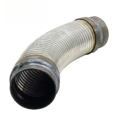 Exhaust pipe: expandable, and can be welded with