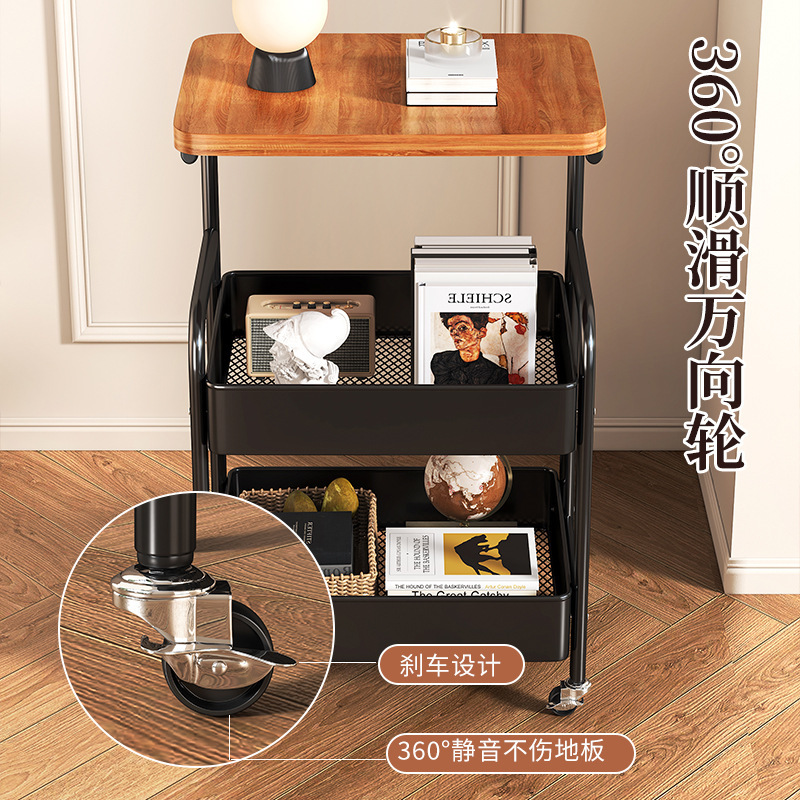 中古収納ラック、取り外し可能なリビングルーム、レトロなコーヒーテーブル、ベッドサイドテーブル、寝室のベッドサイドテーブル、見栄えの良いスナック収納ラック