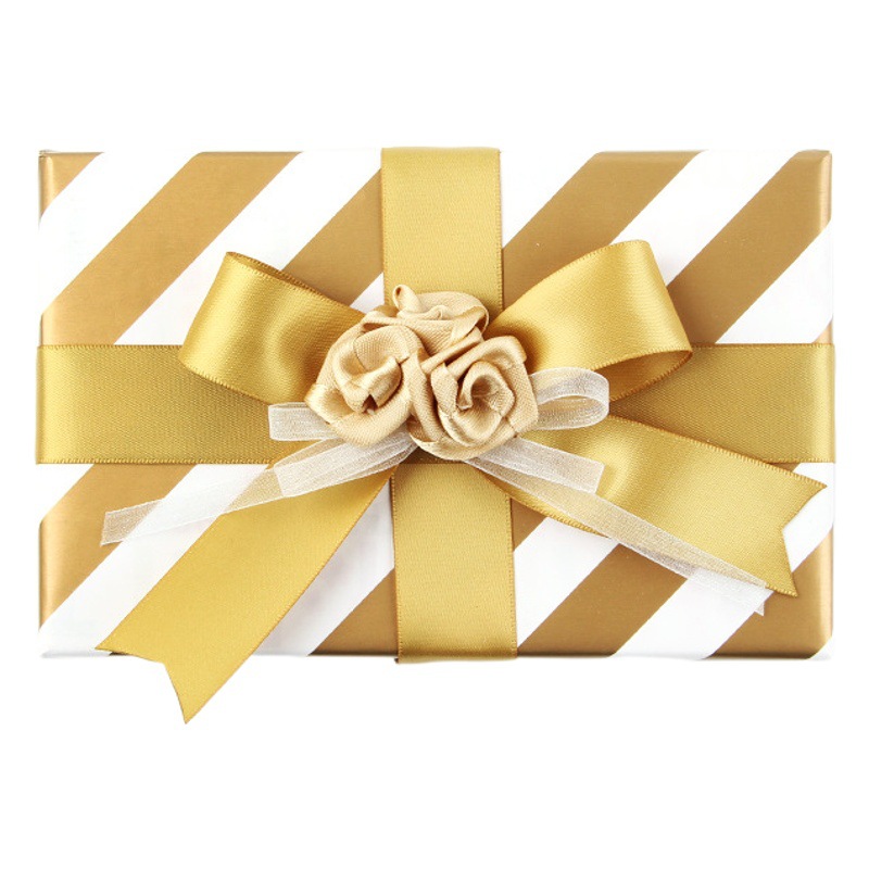 Papel de regalo de navidad transfronterizo caja de regalo de cumpleaños de san valentín papel de embalaje de lunares papel de regalo al por mayor