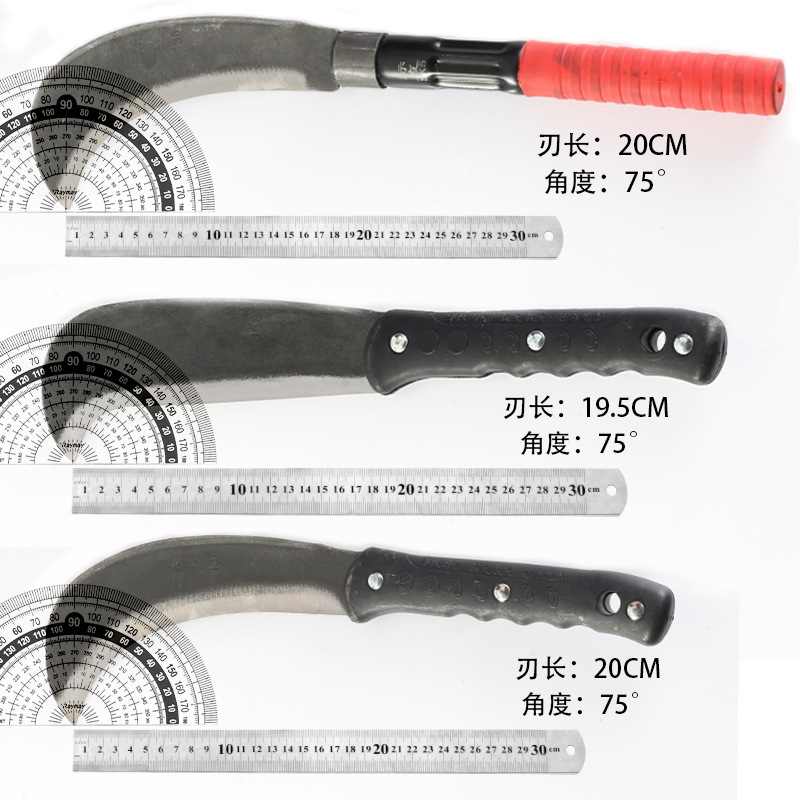Cuchillo de acero de manganeso cortador de madera al aire libre cortar bambú cuchillo especial cortar árboles cortar leña cuchillo especial cortar barreras cortar montaña fábrica de machetes