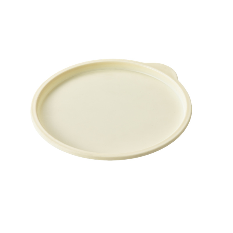 Platos redondos cubierta de preservación a prueba de fugas cubierta de tazón antideslizante cubierta de microondas cubierta de sellado al vacío fábrica mayorista