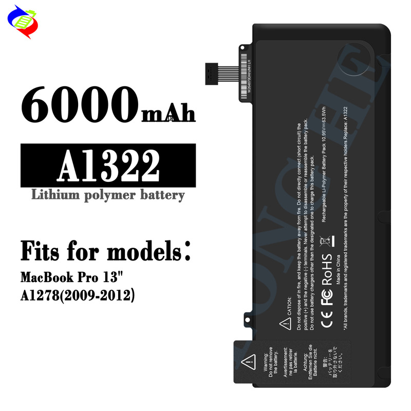 Suitable for Apple MacBook Pro 13inch A1278/A1322/Md101/Mc700 Notebook Battery Suitable for Apple MacBook Pro 13inch A1278/A1322/Md101/Mc700 Notebook Battery