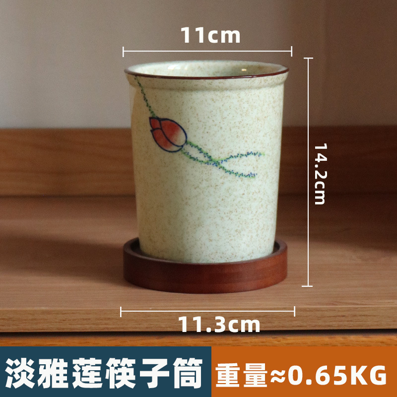 【超有质感】筷子筒陶瓷筷子架家用厨房沥水收纳置物架筷盒可淋水|undefined