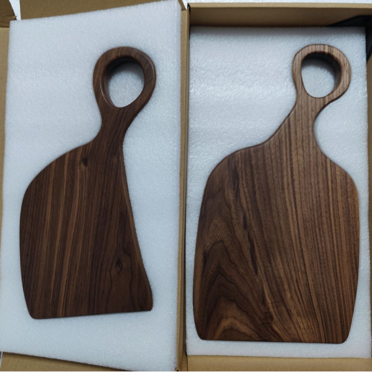 Tablero de corte de nogal negro tablero de carne de lujo ligero tablero de fruta de madera tablero de pan tabla de cortar de madera maciza tabla de cortar utensilios de cocina