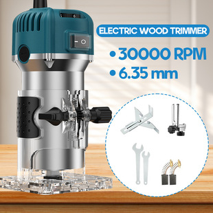 Cross-border in stock 110V slotting machine woodworking engraving machine power tool opening machine 220V electric woodworking trimming machine