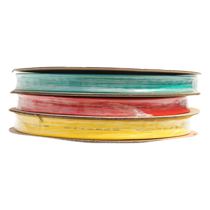 Термоусадочная трубка оптом, низкое напряжение, 1 кВ, 2 раза, термоусадка, экологически чистая изоляция, красный, зеленый, желтый, синий, черный, термоусадочная трубка, термоусадочная трубка