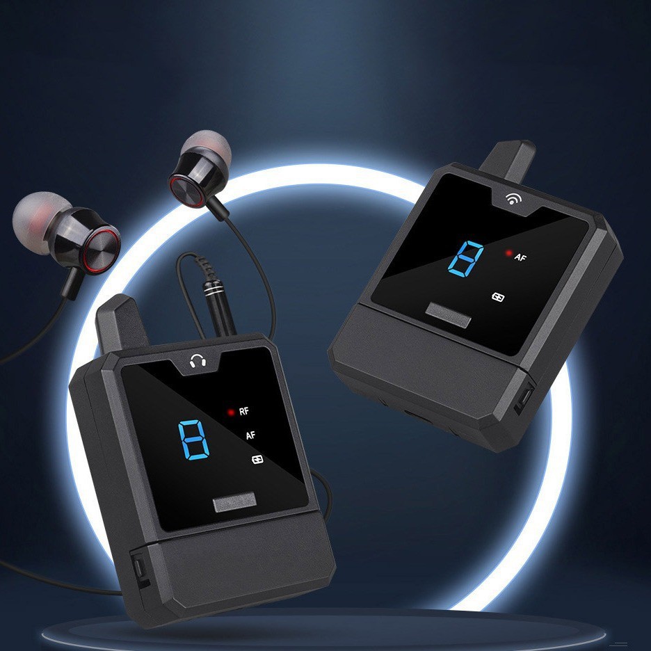 Sistema de Monitoreo Inalámbrico de Bodypack UHF con Reducción de Ruido para Escenario image 4