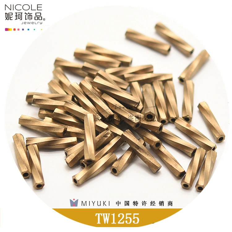 Японский майюки импортирован Mizhu 2.7*12мм Yuxing спиральная трубка 18 цветов матовый-AB серия цветов 10г свободные бусины