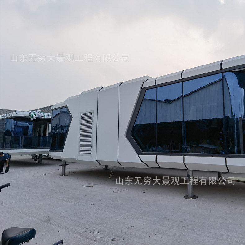 Cliff cápsula espacial Express Hotel B & B estudio de transmisión en vivo nuevo lujo rural B & B sala de aislamiento de sonido creativo rápido