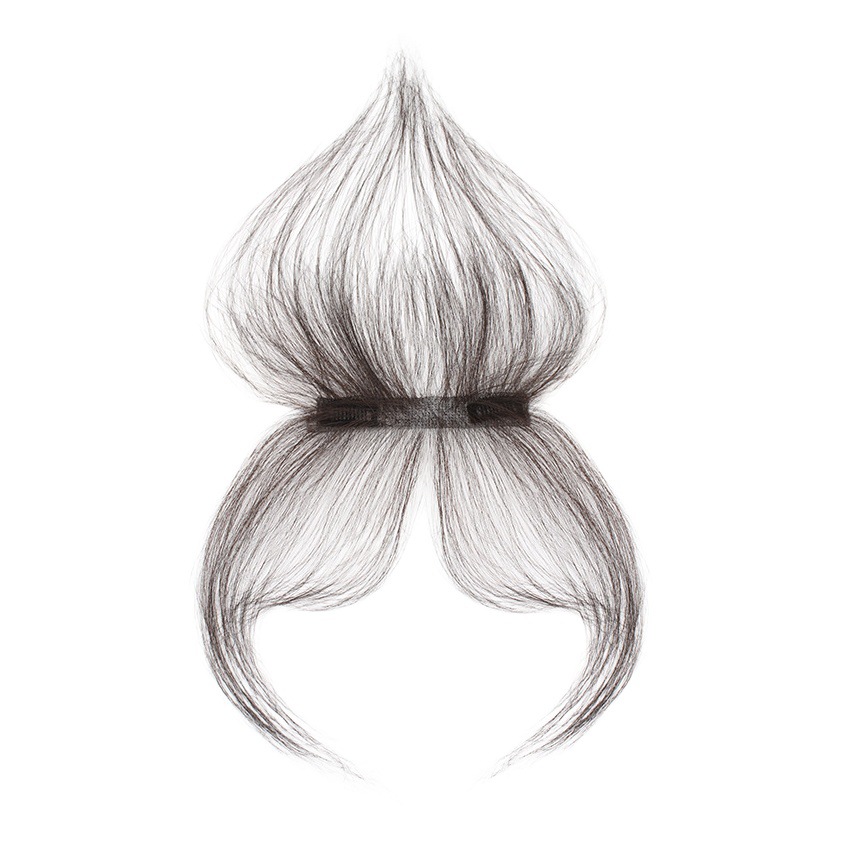 Bangs wig full human hair summer light lanugo bangs natural forehead invisible seamless hairline wig