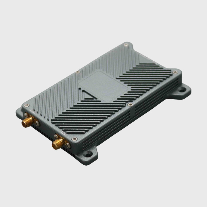 超远无人机链路图传数据大功率100Km图数一体模块mesh自组网电台