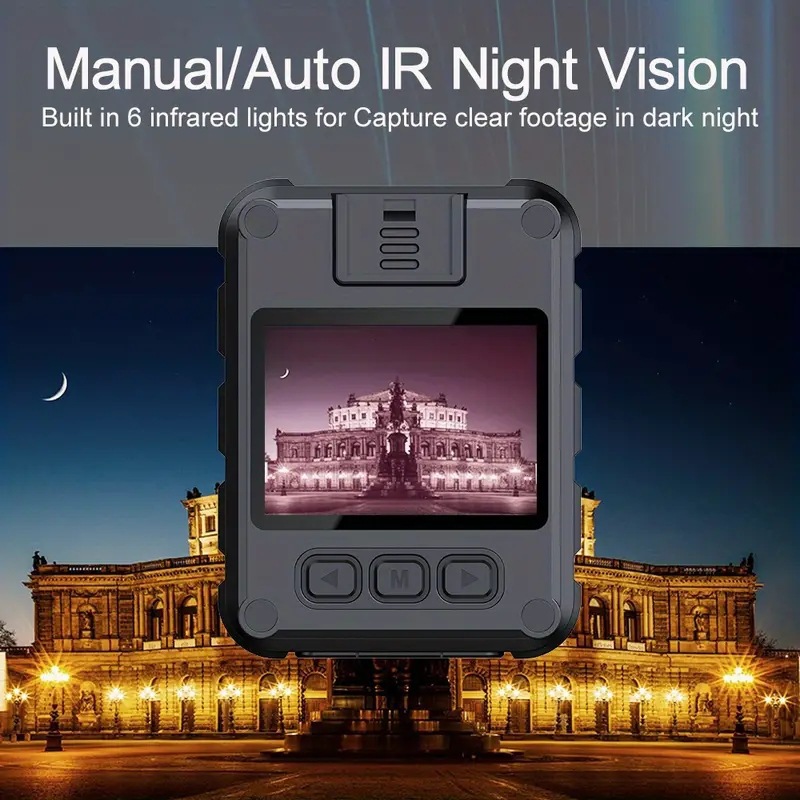 Nueva versión actualizada de alta definición grabadora de aplicación de la ley grabadora de cámara de mano profesional al aire libre a prueba de agua deportiva DV