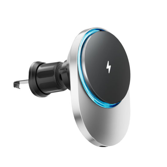 Qi2 car magnetic suction wireless charging bracket for Apple magsafe dedicated wireless charging mobile phone bracket heat dissipation