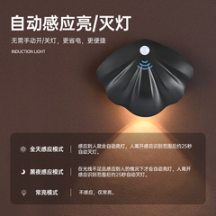 Cross-border new magnetic wiring-free indoor wall light door number light smart led rechargeable human body sensor light night light