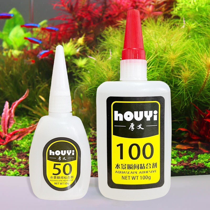 Moss Glue 100g Aquatic Plant Glue Aquatic Plant Landscaping Moss Glue Skeleton Glue Sunken Wood Instant Glue Quick-Drying Glue
