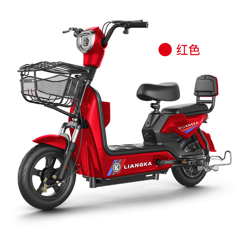 Scooter eléctrico estilo "Bright Coffee Flying Pigeon", nueva bicicleta eléctrica inteligente para adultos con estándares nacionales, bicicleta eléctrica con asistencia para estudiantes.