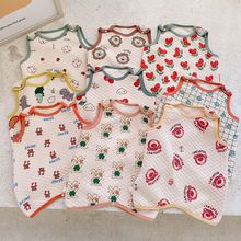 婴儿冬装睡袋韩版童装儿童冬季家居服儿童纯棉连体睡袋宝宝包屁衣