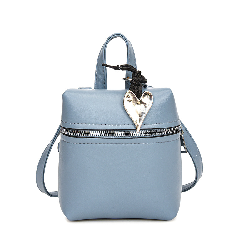 Bolso de almuerzo de moda Longxiang, diseño de nicho, bolso de cuero de la marca Love, bolso cuadrado pequeño, bolso de teléfono móvil, bolso de mensajero de hombro