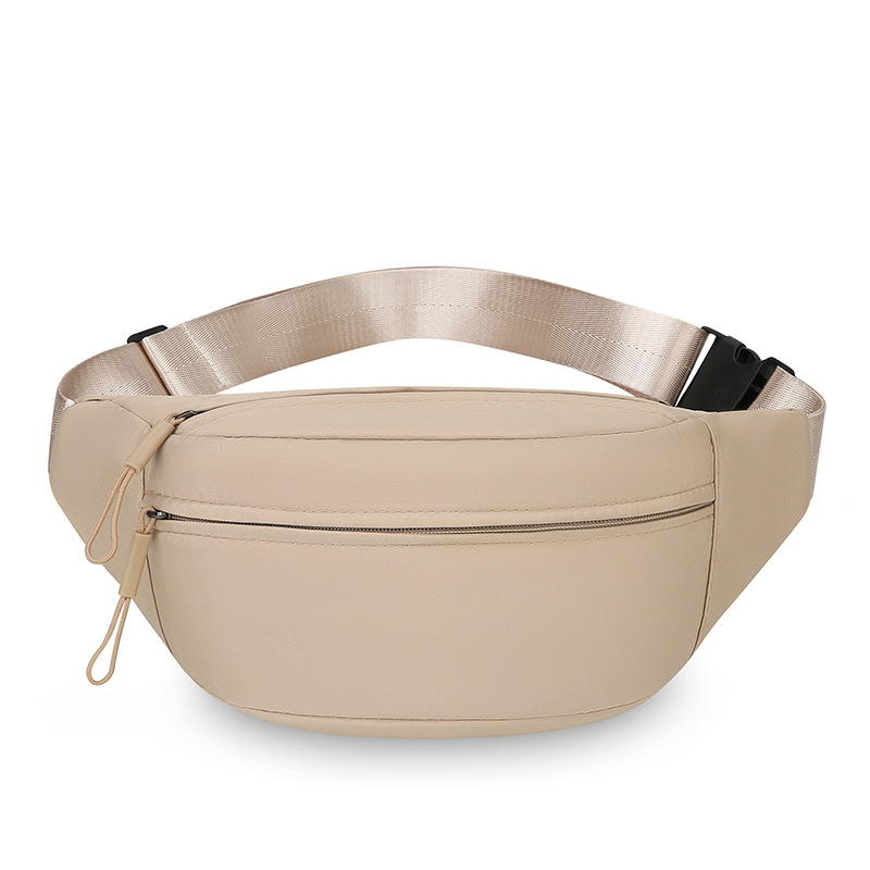 Bolso de cintura de color sólido para mujeres simple viaje ocio mochila de hombro bolso de teléfono móvil deportivo portátil al aire libre bolso de pecho de moda moda