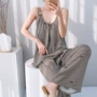 薄款印花夏季人造棉家居服
