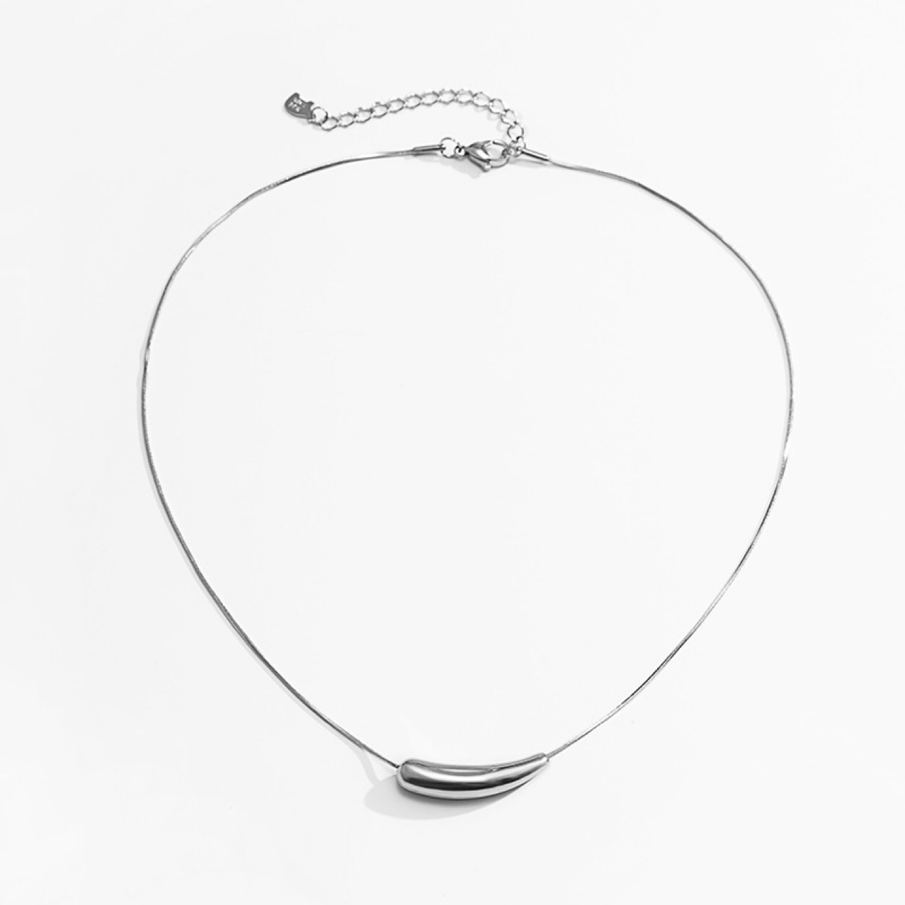 Fashion Geometric Elbow Titanium Steel Necklace Wholesale display picture 6